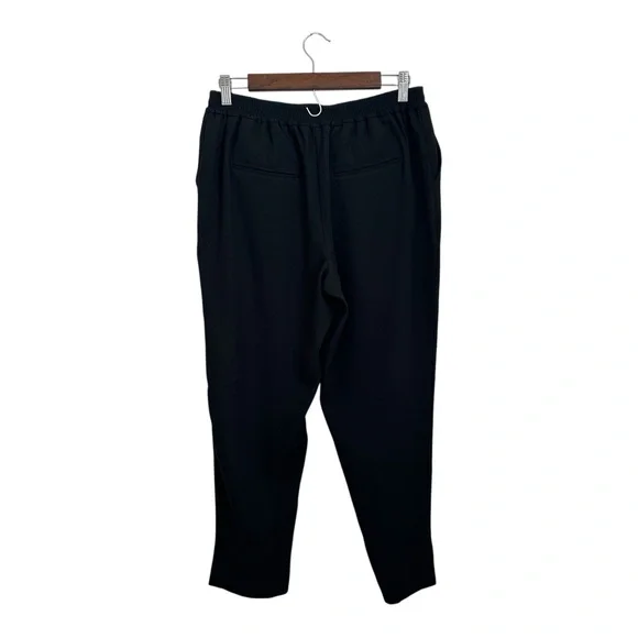 Anthropologie Women's Black Polyester Elastic Waist Ankle Pants Size S - Picture 2 of 12